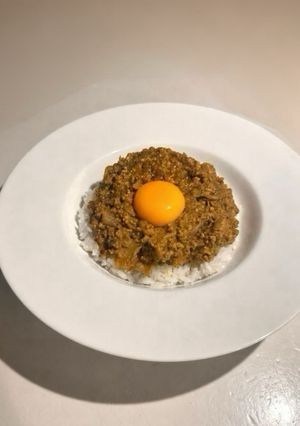 本格的！山椒と舞茸の和風キーマカレー🍛-レシピのメイン写真