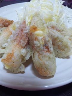 竹輪のチーズ入り磯辺揚げ-レシピのメイン写真