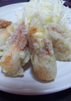 竹輪のチーズ入り磯辺揚げ-レシピのメイン写真