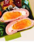 お弁当に！レンジで簡単！お手軽ハムエッグ