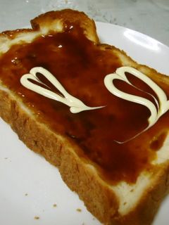 お好み焼き風☆デコレーショントースト-レシピのメイン写真