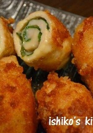 鶏ささみのヘルシーしそチーズロールかつ-レシピのメイン写真