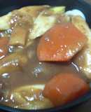 残りカレーDE白だしカレーうどん♪