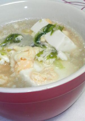 ❤二日酔いにさっぱりスープ豆腐❤-レシピのメイン写真