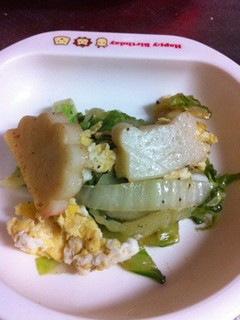 かまぼこと白菜の炒め物-レシピのメイン写真
