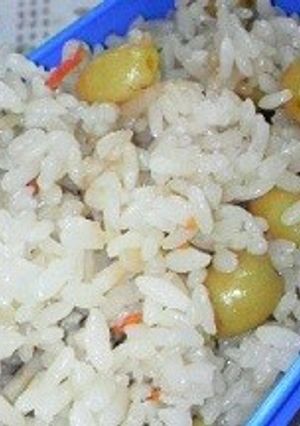 秋の味覚のぎんなんご飯♪-レシピのメイン写真