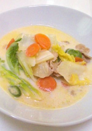 白菜ミルクスープ煮-レシピのメイン写真