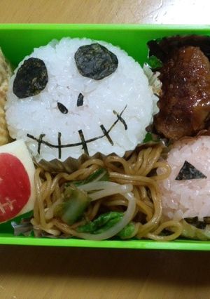 ハロウィンのキャラ弁-レシピのメイン写真