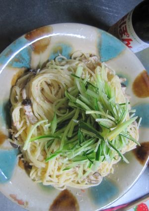 かに缶丸ごと！絶品あっさりパスタ-レシピのメイン写真