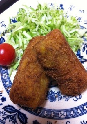 チンで楽々♫ 美味しいかぼちゃコロッケ-レシピのメイン写真