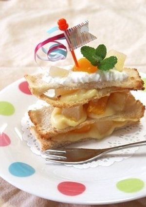 サクサク美味しい♪ふるぱんミルフィーユ♪-レシピのメイン写真