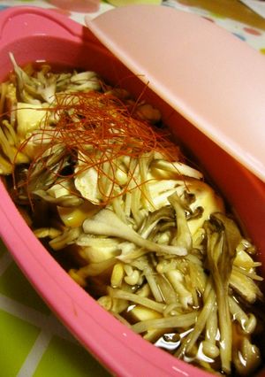 ✿豆腐ときのこのレンジ蒸し✿-レシピのメイン写真