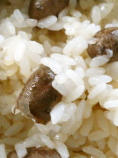 ほっこり秋味 むかごの炊き込みご飯-レシピのメイン写真