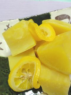 さつまいも~爽やかレモン煮!-レシピのメイン写真