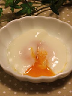レンジで簡単♪温泉たまごの作り方-レシピのメイン写真