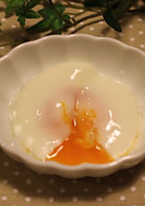 レンジで簡単♪温泉たまごの作り方-レシピのメイン写真
