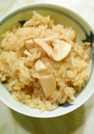 北米産マツタケご飯　おいしいかあ！-レシピのメイン写真