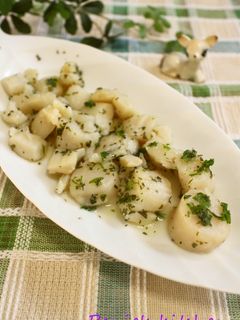 ホタテの貝柱のパセリバター焼き♪-レシピのメイン写真