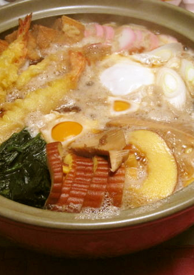 熱々の鍋焼きうどん♡-レシピのメイン写真