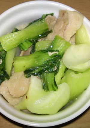 簡単☆チンゲン菜豚肉炒め-レシピのメイン写真