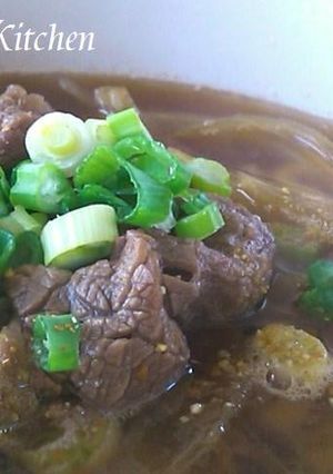 甘辛がおいしい　肉うどん　-レシピのメイン写真
