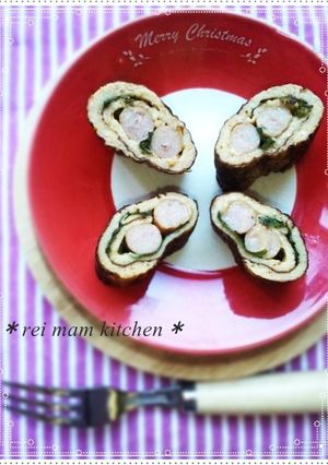 ✿我が家流✽卵焼きに♡ビッツとシソ巻き✿-レシピのメイン写真