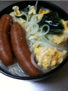 簡単にタマゴにゅう麺♪♪-レシピのメイン写真