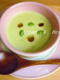 枝豆の豆乳スープ-レシピのメイン写真