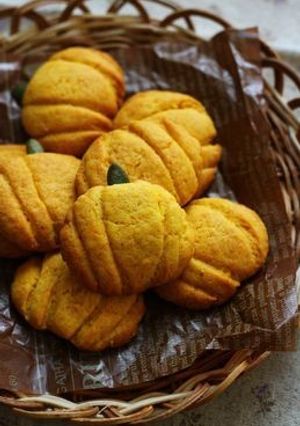 ハロウィンに☆HMでカボチャのクッキー-レシピのメイン写真