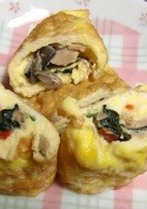 きのこの水煮入り卵焼き作りました-レシピのメイン写真