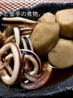 いかと里芋の煮物♪-レシピのメイン写真