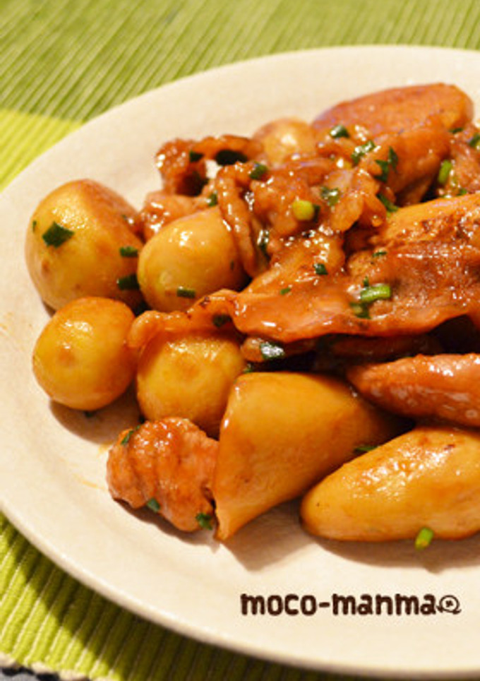 豚肉と里芋のうま照り炒め-レシピのメイン写真