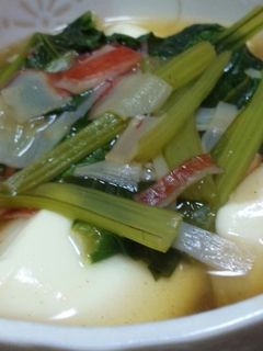 冬はこれ!あんかけ豆腐-レシピのメイン写真