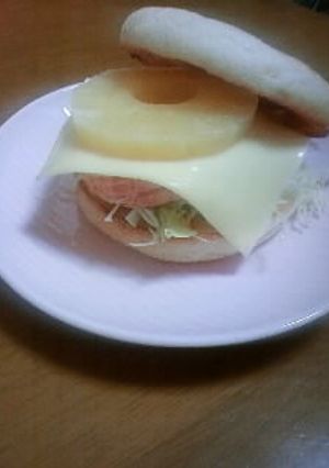 パインバーガー-レシピのメイン写真