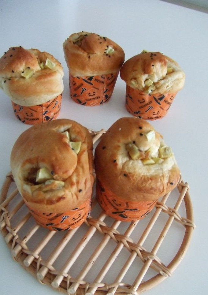 秋の風味♪　さつまいもと黒糖のパン-レシピのメイン写真