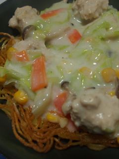 中華風クリームあんかけ焼きそば-レシピのメイン写真