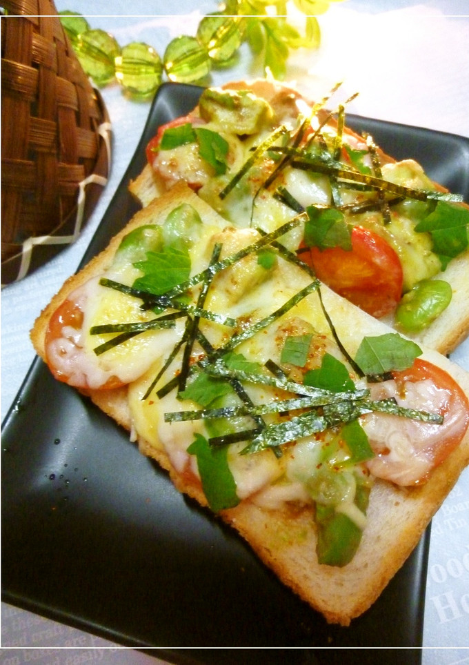 アボカドとトマトの和風トースト-レシピのメイン写真
