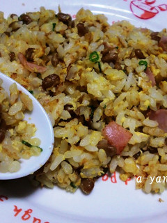 誰でも簡単にパラパラ納豆チャーハン♪-レシピのメイン写真