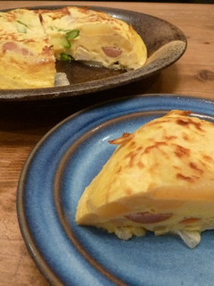 炊飯器でスペイン風オムレツ-レシピのメイン写真