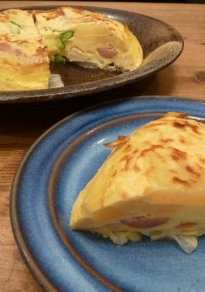 炊飯器でスペイン風オムレツ-レシピのメイン写真