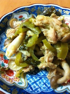 野沢菜とツナのオイスター炒め-レシピのメイン写真