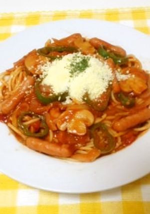 ポークビッツdeお子様ナポリタン-レシピのメイン写真