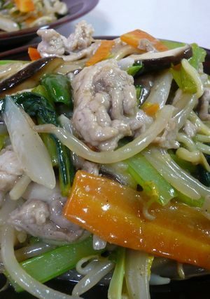 たっぷり野菜の中華風とろみ焼きそば-レシピのメイン写真
