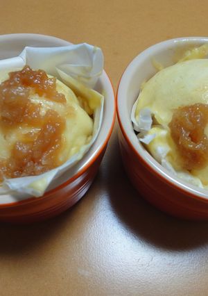 白桃ジャムの蒸しパン-レシピのメイン写真