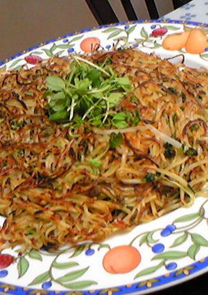 カリカリ！ダシダでもやし＆豆苗焼きそば♪-レシピのメイン写真