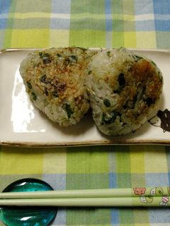 しらすとチーズの焼きおにぎり-レシピのメイン写真