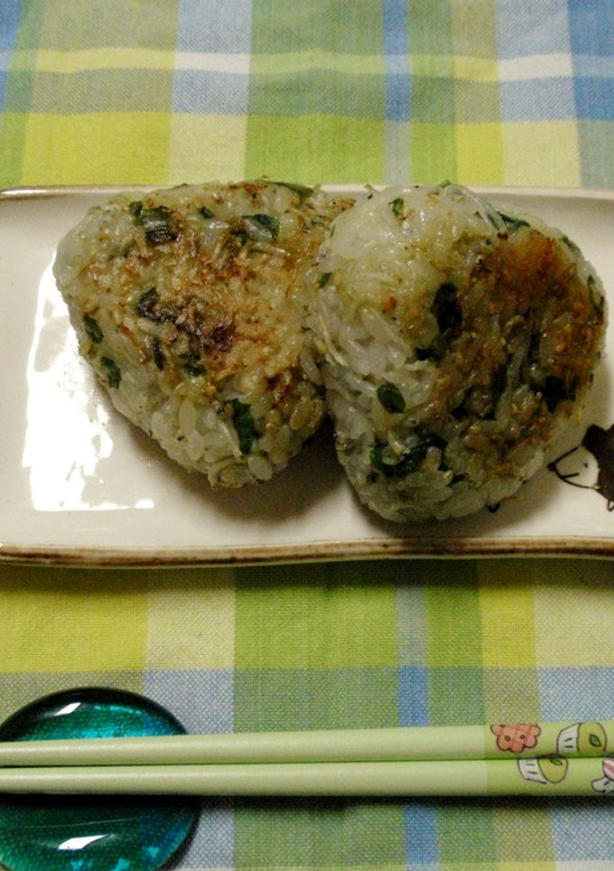 しらすとチーズの焼きおにぎり-レシピのメイン写真