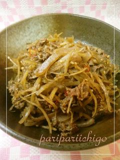 ごぼうと牛肉の甘辛煮♡お弁当にも♬-レシピのメイン写真