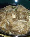 そうめんかぼちゃと胡瓜、昆布の酢の物