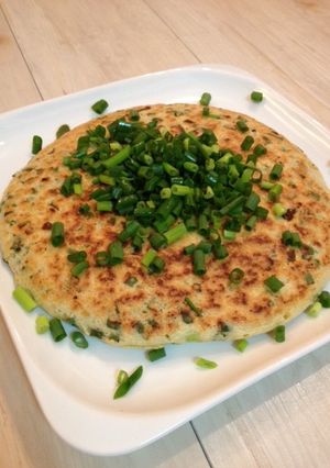 つくね芋のネギたっぷりお好み焼き風-レシピのメイン写真